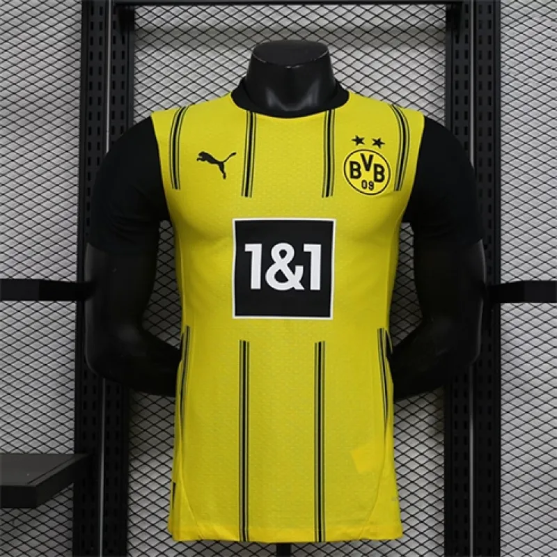 Borussia Dortmund 2024/25 camiseta de casa, versión jugador, amarilla