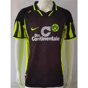 Borussia Dortmund retro 1996 - 97 away jersey, black