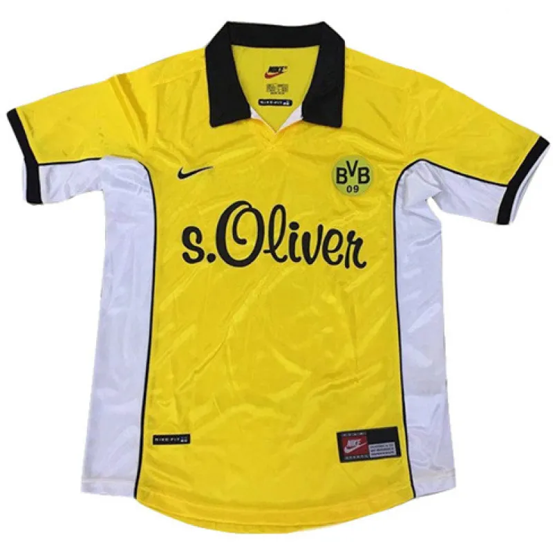 Borussia Dortmund maglia retro 1998, gialla