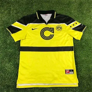 Borussia Dortmund 1997 Champions League retro jersey, yellow