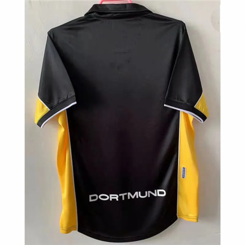 Borussia Dortmund maglia di trasferta retro 1998, nera