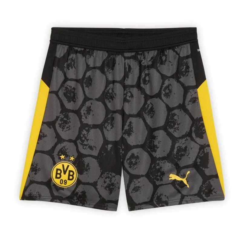 Camiseta local infantil + pantalones cortos de la Copa Mundial de Clubes 2025 de Dortmund - Amarillo