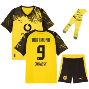 Dortmund GUIRASSY Conjunto infantil camiseta 2025/26 Local - Amarilla