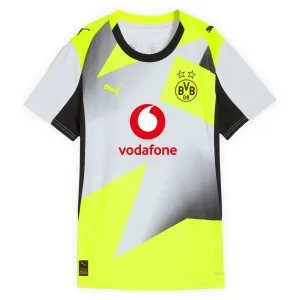Dortmund 2025/26 Away Women's Kit - Grey/Green