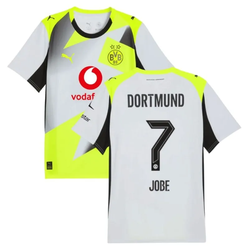 Dortmund JOBE 2025/26 Maglia away - Grigia/Verde
