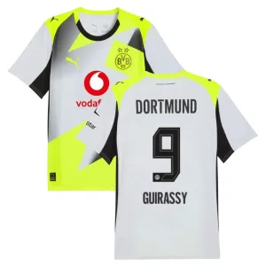 Dortmund GUIRASSY 2025/26 Camiseta visitante - Gris/Verde