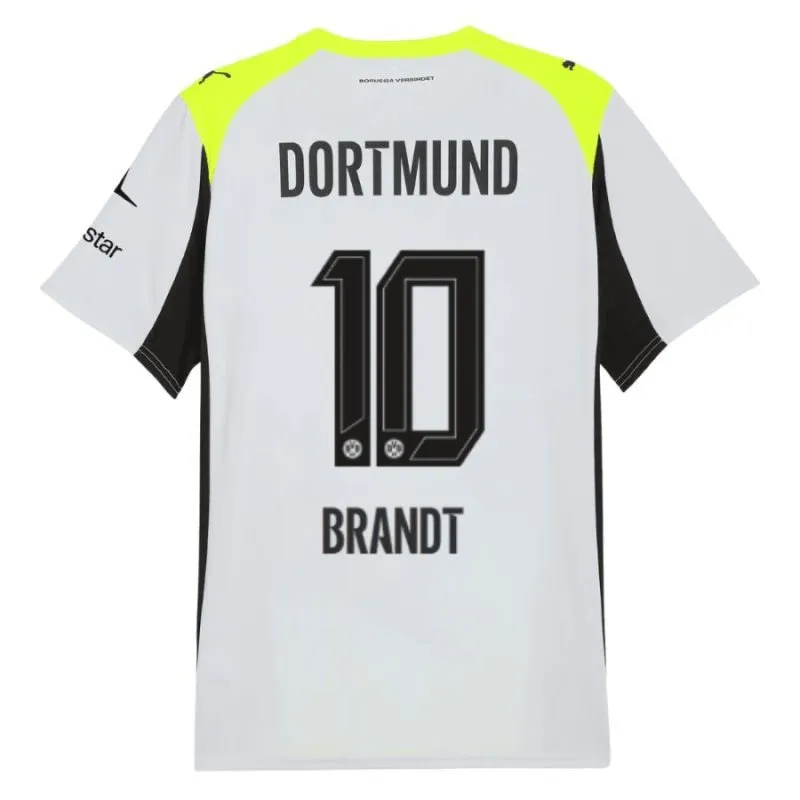 Dortmund BRANDT 2025/26 Maillot extérieur - Gris/Vert