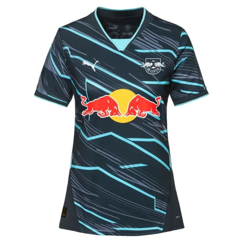 Maillot 3e version supporter féminin 2024/25 de RB Leipzig (Noir)