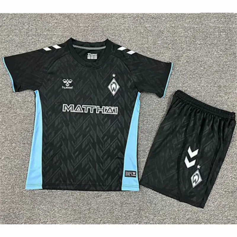 Werder Bremen 2024/25 Maillot Tertiaire Enfant Réplique - Noir