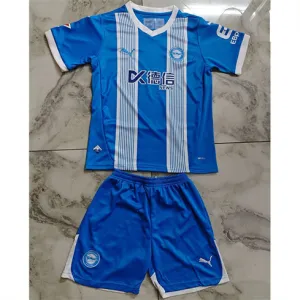 Camiseta y pantalones cortos de niño del Deportivo Alavés 2024/25, local - Azul