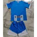 Camiseta y pantalones cortos de niño del Deportivo Alavés 2024/25, local - Azul