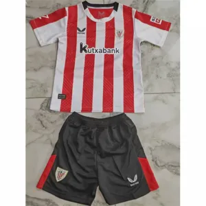 Athletic Bilbao Maglia e pantaloncini per bambini 2024/25 Casa - Rosso