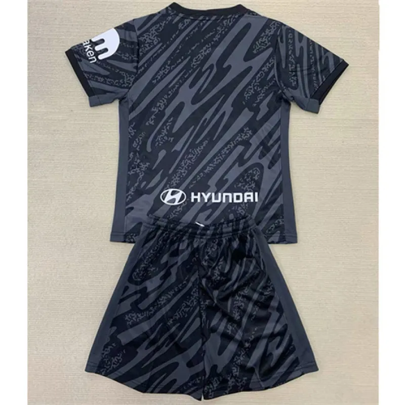Atlético Madrid Maillot et shorts de gardien de but pour enfants 2024/25 - Noir