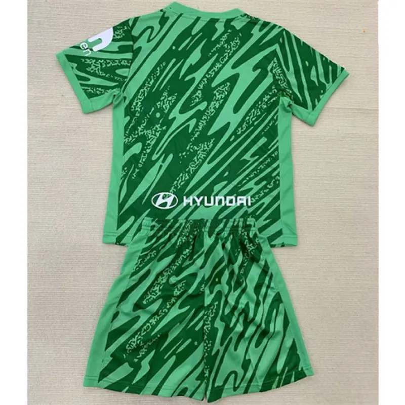 Atlético Madrid Maillot et shorts de gardien de but pour enfants 2024/25 - Vert