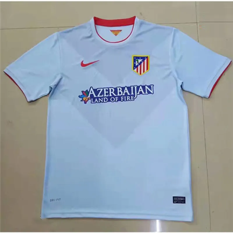 Maglia retrò di Atletico Madrid 2013/14 fuori casa - Bianco