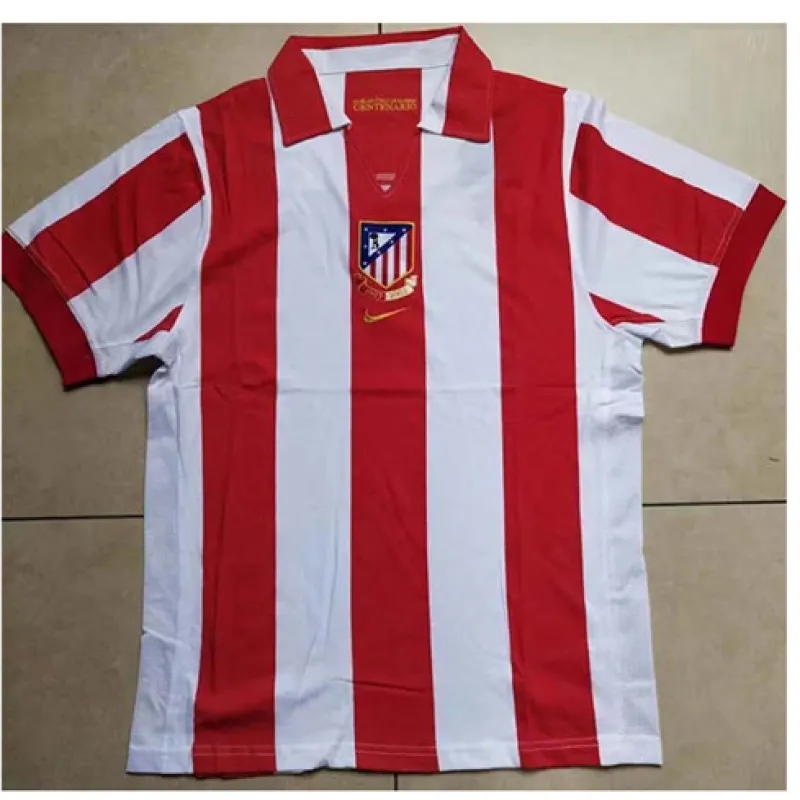 Maglia retrò di Atletico Madrid, Edizione del centenario 1903-2003 - Rosso/Bianco