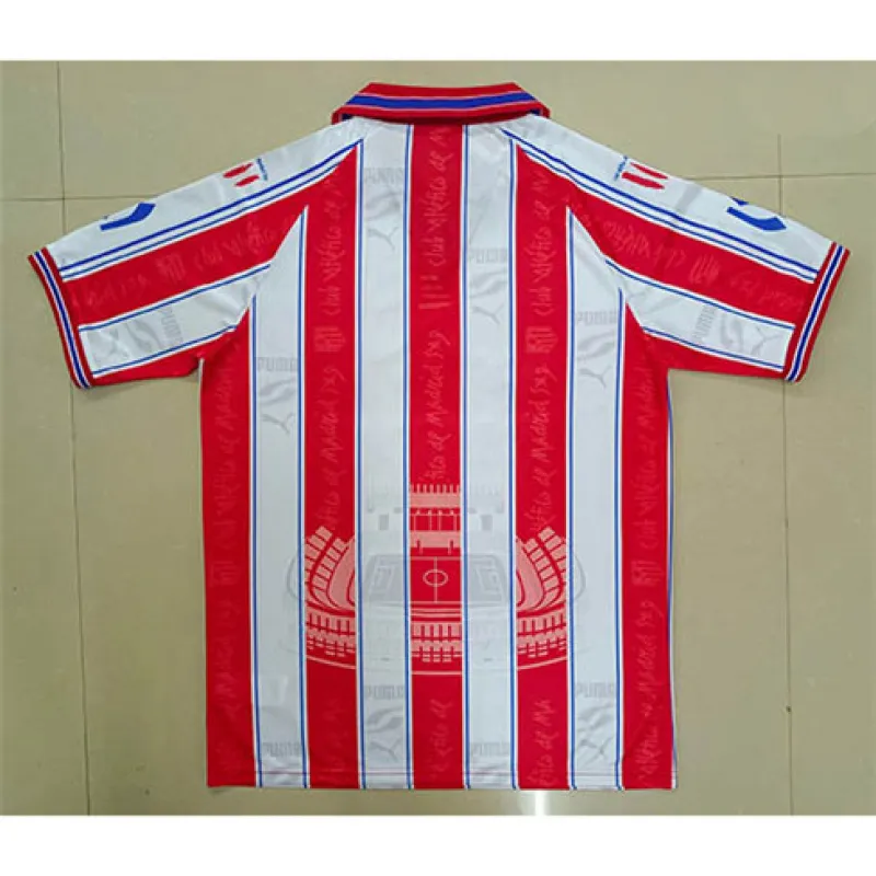 Maglia retrò di Atletico Madrid 1996/97 in casa - Rosso/Bianco