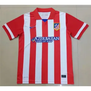 Camiseta retro de Atletico Madrid 2013/14  de local - Rojo/Blanco