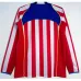 Camiseta retro de mangas largas de Atletico Madrid 2004/05 de local - Rojo/Blanco