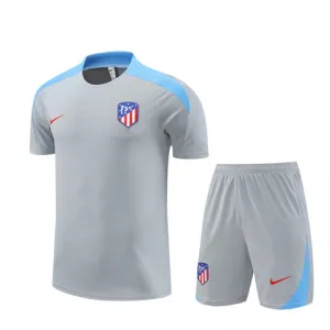 Maglietta di allenamento + shorts per bambini di Atletico Madrid 2024/25 - Grigio