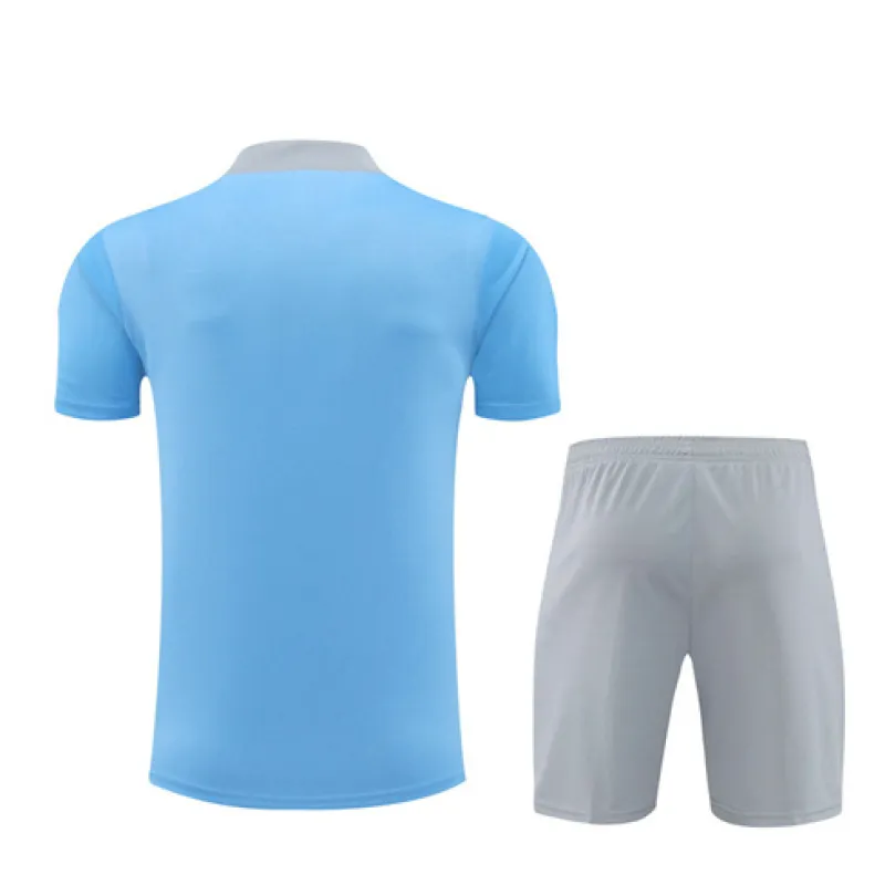 Parte superior de entrenamiento para niños + pantalones cortos de Atletico Madrid 2024/25 - Azul