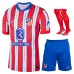 Set di maglia per bambini di Atlético Madrid per le partite in casa 2024/25 - Rosso/Bianco