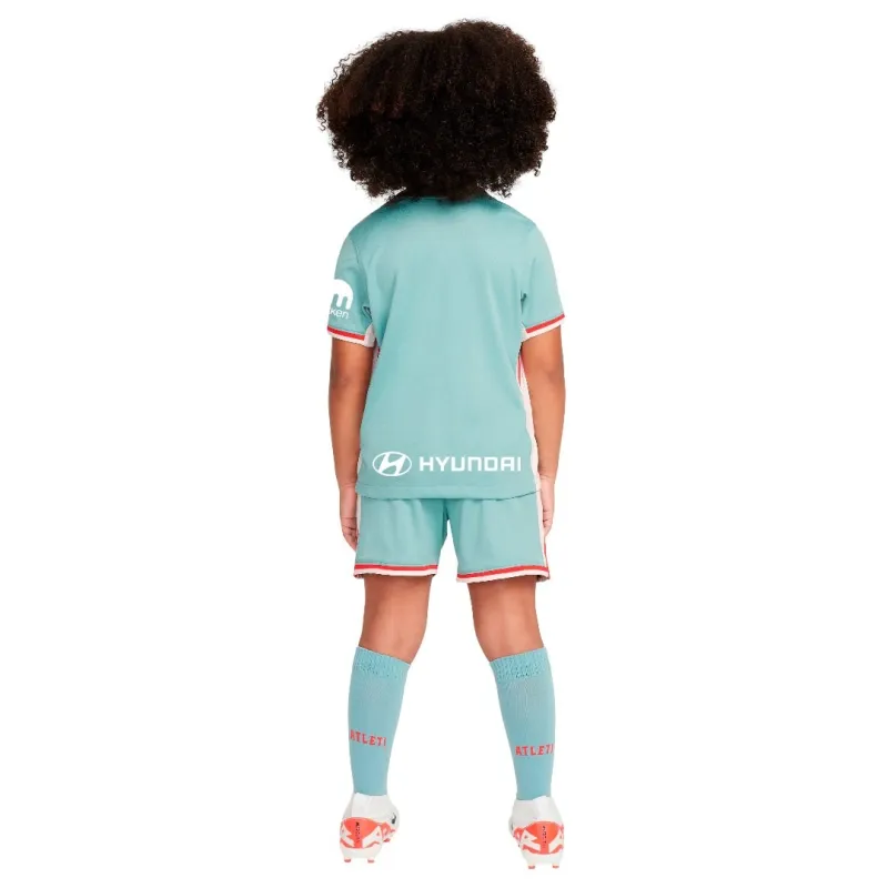 Set di maglia per bambini di Atlético Madrid per le partite trasferta 2024/25 - Ciano