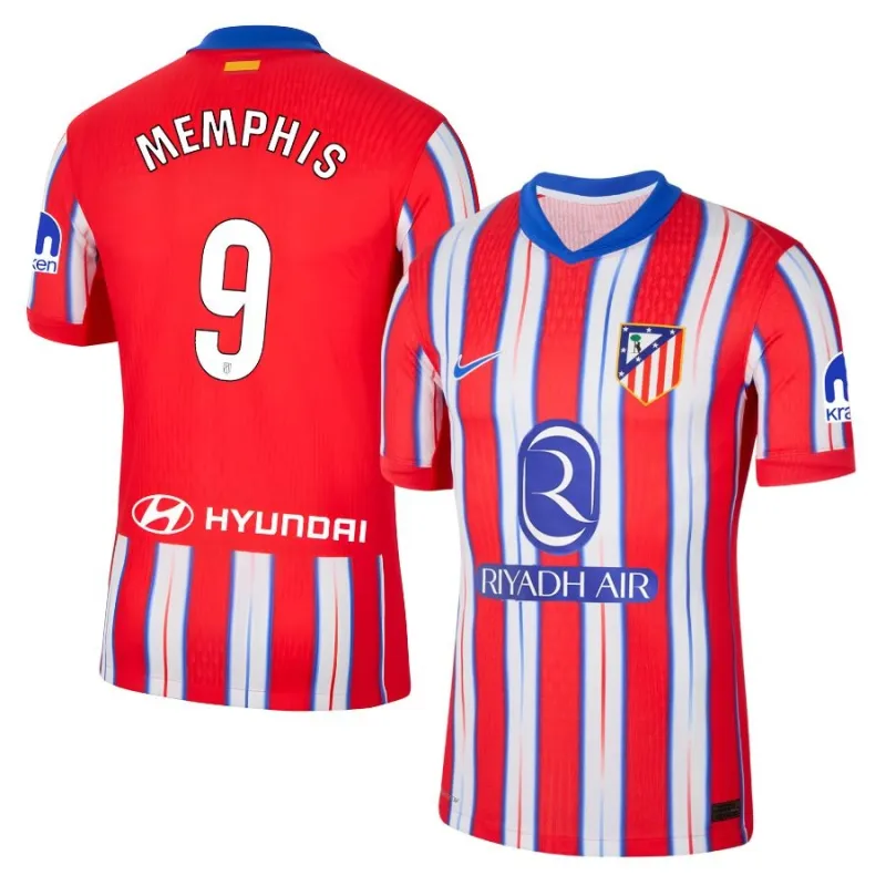 Maglia di casa di Atlético Madrid 2024/25 di MEMPHIS - Rosso/Bianco