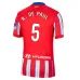 PAUL'S Maglia completa bambini 2024/25 casa di Atletico Madrid - Rosso/Bianco
