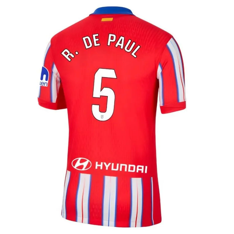 PAUL'S Maglia completa bambini 2024/25 casa di Atletico Madrid - Rosso/Bianco
