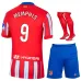 Set di maglia per bambini di Atlético Madrid 2024/25 in casa di MEMPHIS - Rosso/Bianco