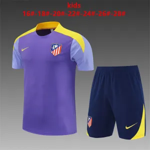 Atletico Madrid 2025/26 Conjunto de Entrenamiento Infantil morado