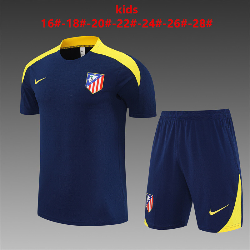 Atletico Madrid 2025/26 Kinder Trainingsanzug blau