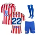 Giuliano Ensemble de maillot domicile enfant de l'Atlético Madrid 2025/26 - Rouge/Blanc