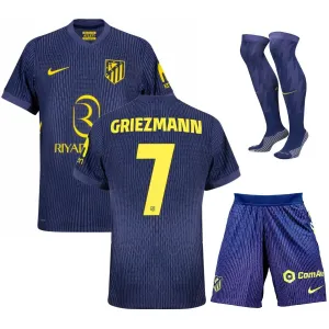 Griezmann Set di maglia trasferta bambini dell'Atlético Madrid 2025/26 - Blu