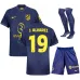 Álvarez Conjunto de camiseta visitante infantil del Atlético de Madrid 2025/26 - Azul