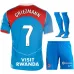 Atletico Madrid GRIEZMANN 2025/26 Kinder-Drittes Trikot-Set - Blau