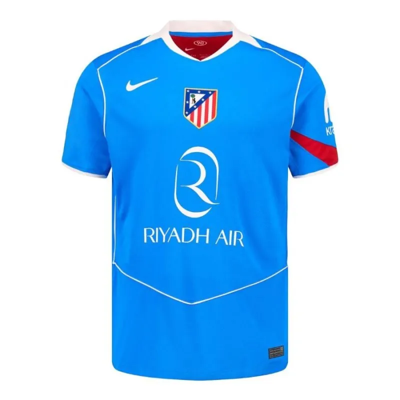 Atletico Madrid J.ALVREZ 2025/26 Kinder-Drittes Trikot-Set - Blau