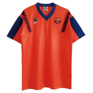 Maillot à l'extérieur rétro du Barcelone 1989 1992 - Rouge