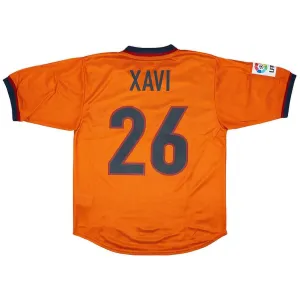 Barcelona XAVI 1998/99 Retro-Drittes Trikot - Orange