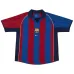 Barcelona 2001/02 Camiseta Local Retro - Rojo/Azul
