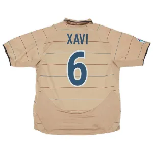 Barcelona XAVI 2003 2005 Retro-Auswärtstrikot - Gelb