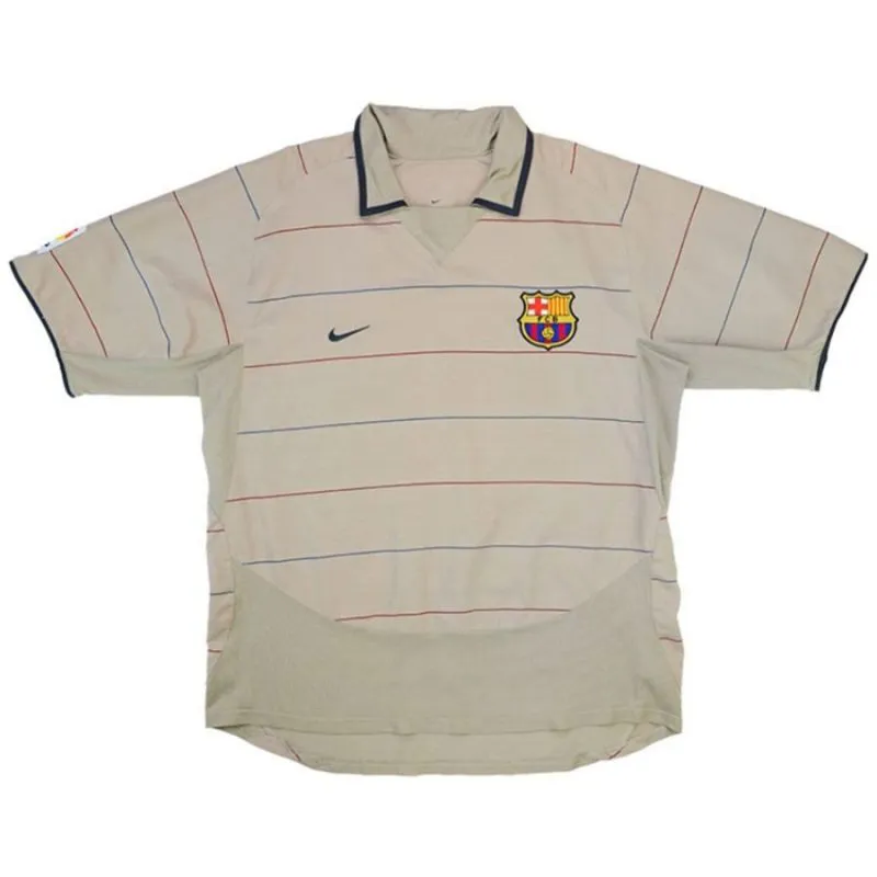 Barcelona RONALDINHO 2003 2005 Retro-Auswärtstrikot - Gelb