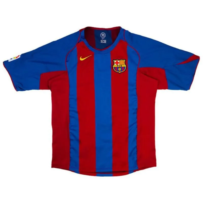 Barcellona MESSI 2004/05 Maglia Casa Retro - Rosso/Azzurro