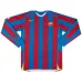 ​​Camiseta de local retro larga manga del FC Barcelona 2005/06 - Roja/Azul​​