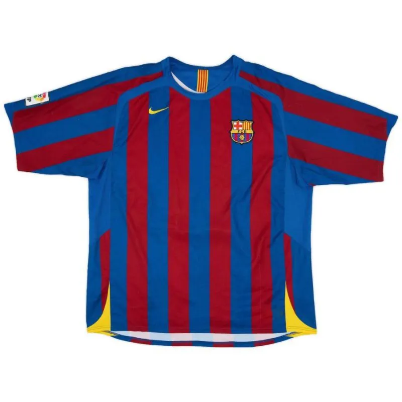 Camiseta Retro Local ETO'O 2005/06 - Rojo/Azul