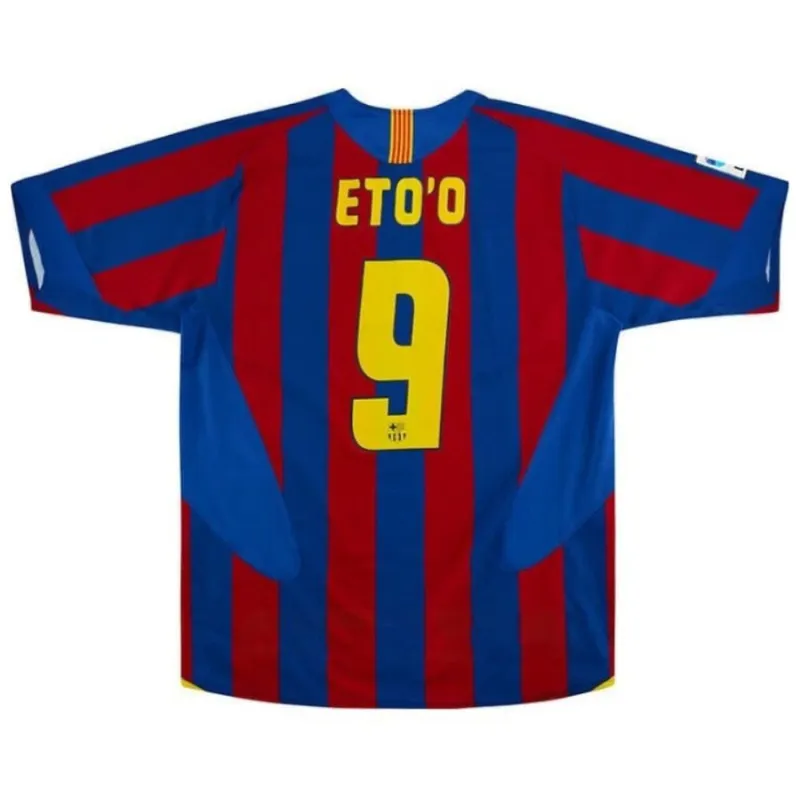 Camiseta Retro Local ETO'O 2005/06 - Rojo/Azul