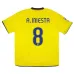 Maglia Trasferta Retrò A.INIESTA 2008/09 del Barcellona - Giallo