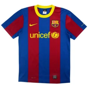 Barcelone 2010/11 Maillot Domicile Rétro - Rouge/Bleu