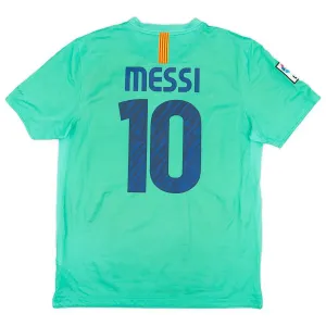 Barcelona MESSI 2010/11 Retro Auswärtstrikot - Grün